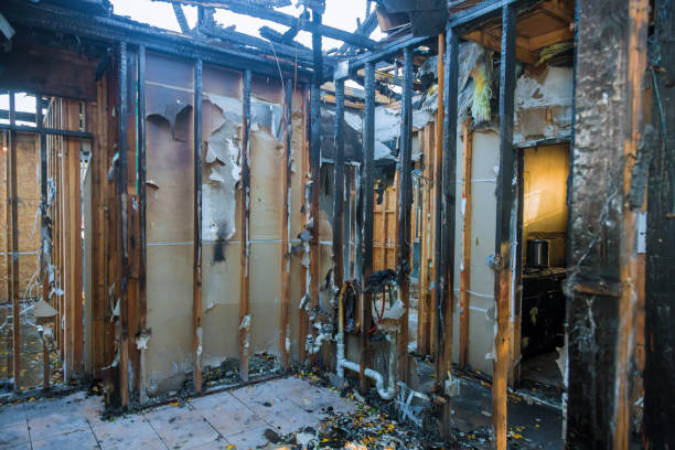 Professional Fire Damage Removal technician working in Bristol, WI